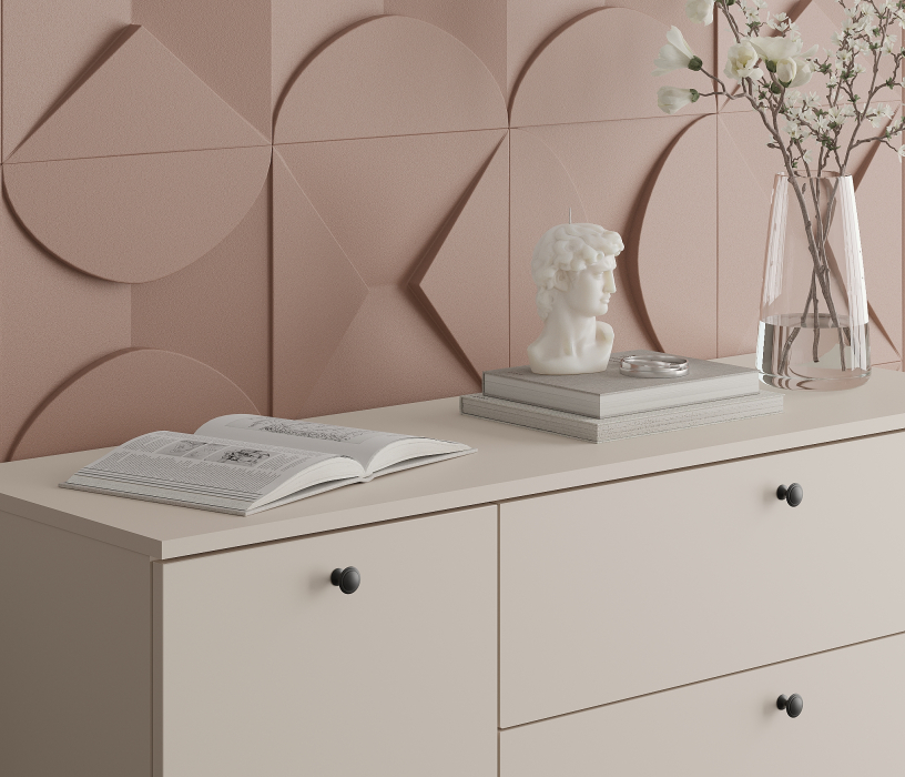 Комоды, Комод Тренд СБ-3446 3 ящика, 1 дверь