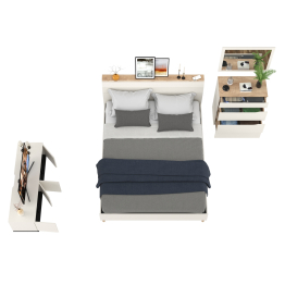 Мебель для спальни Муссон 1600 с тумбой для аппаратуры 13.276