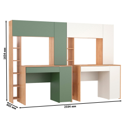 Комплект из рабочих столов Mobi Комфорт 12.71