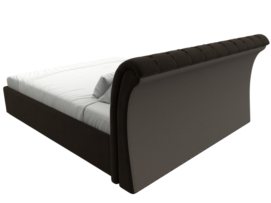 Мягкая кровать, Кровать интерьерная Сицилия 180, велюр