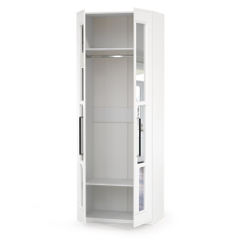 Шкаф для одежды 2-х дверный с зеркалами Валенсия 13.329