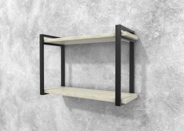 Полка Айсберг Лофт 80 черный