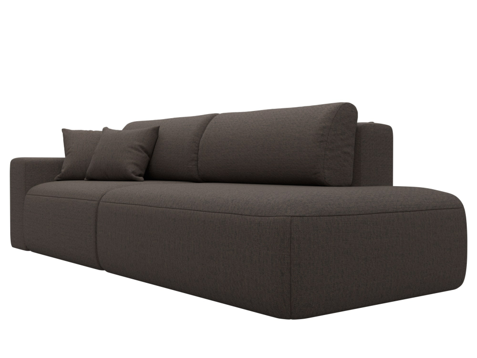 Диваны еврокнижки, Диван прямой Лига-036 НПБ Модерн подлокотник слева, рогожка Амур