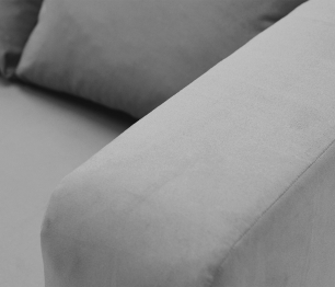 Кушетка ИБИ, еврокнижка, левый угол, велюр