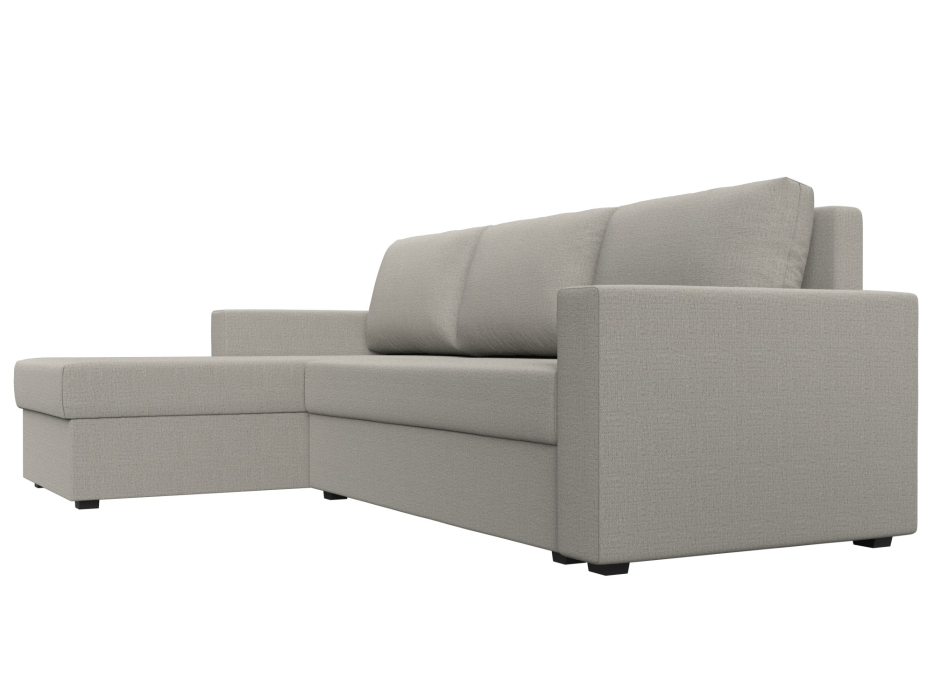 Диваны угловые в гостиную, Угловой диван Траумберг Лайт левый угол, рогожка