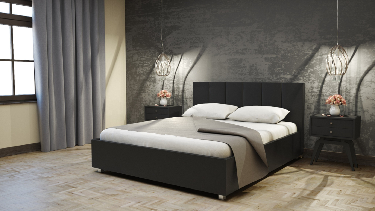 Мягкая кровать, Кровать двуспальная Венера-3 180х200 с подъемным механизмом