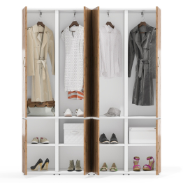 Набор узких пеналов для прихожей Лидер-8 № 42