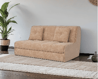 Диван аккордеон Барон №2 НПБ 120х200 Микровелюр