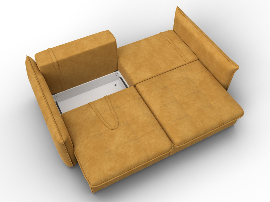 Диваны еврокнижки, Диван прямой Лига-100 НПБ, велюр BRUT