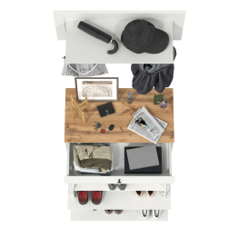 Обувница с вешалкой для верхней одежды Остин