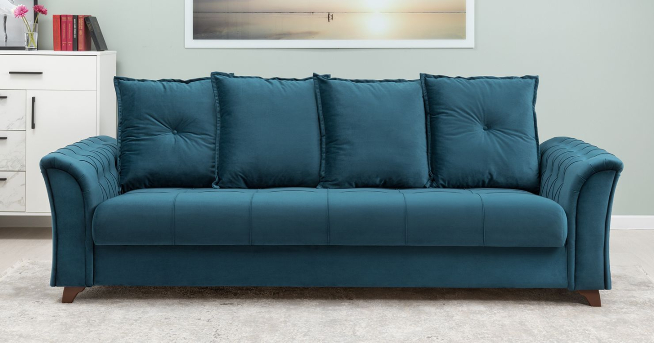 Диваны с ящиком для белья, Диван прямой Ирис