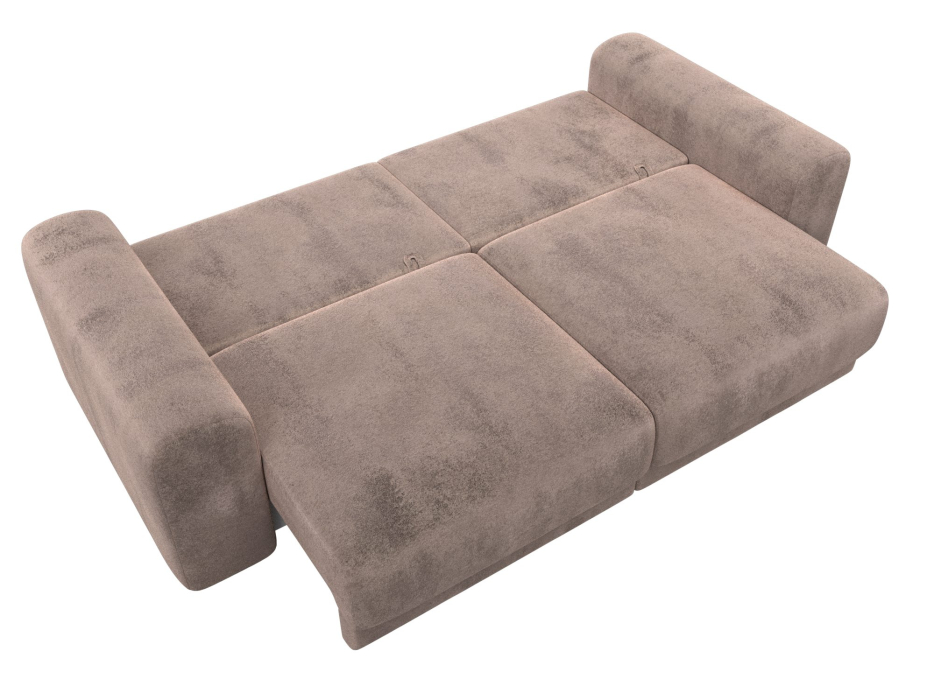 Диваны еврокнижки, Диван прямой Лига-056 НПБ, велюр TOWER