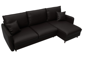 Диван угловой Лига-064 НПБ угол универсальный, экокожа GRIFON