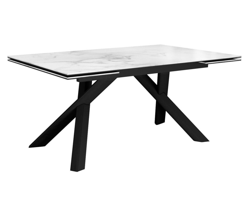 Обеденные столы, Стол DikLine KX160 керамика мрамор 