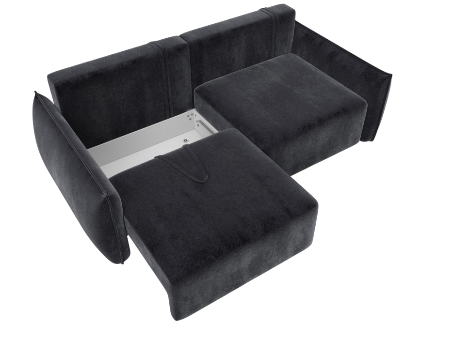 Диваны еврокнижки, Диван прямой Лига-051 НПБ, велюр TOWER