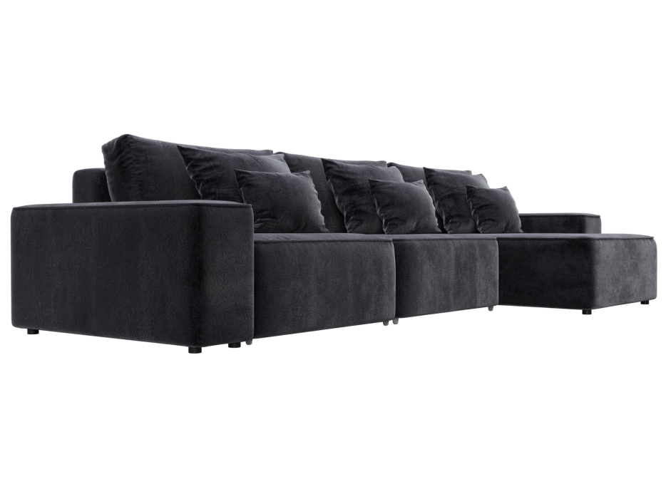 Диваны угловые в гостиную, Диван угловой Лига-074 угол универсальный, велюр TOWER