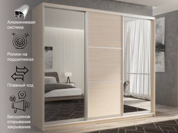 Шкаф-купе 3х дверный Кааппи 3 180х60