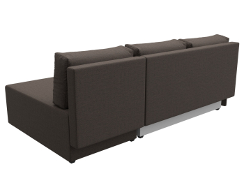 Диван угловой Поло правый угол, рогожка Амур