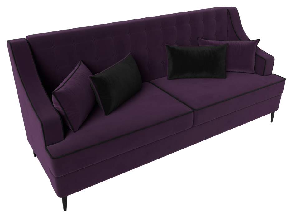 Дизайнерские диваны для гостиной, Прямой диван Марк, велюр
