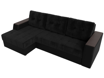 Угловой диван Эмир БС левый угол, велюр / экокожа