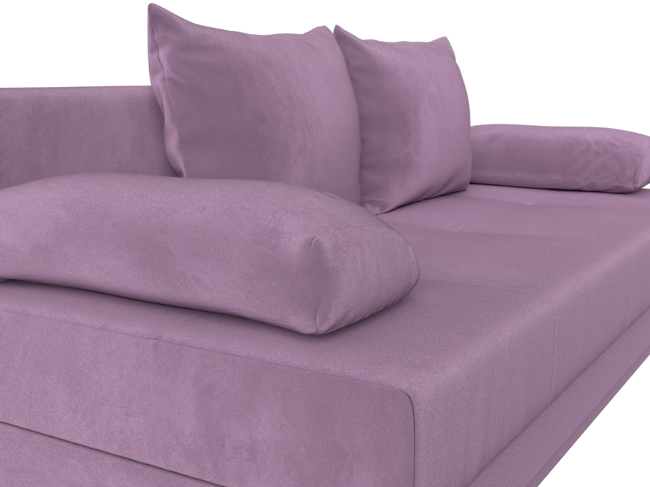 Диваны еврокнижки, Диван прямой Ник-2, микровельвет