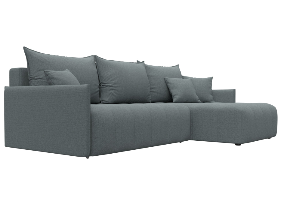 Диваны угловые в гостиную, Диван угловой Лига-054 НПБ угол универсальный, рогожка Амур