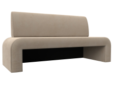 Диваны прямые кухонные, Диван кухонный прямой Кармен, велюр