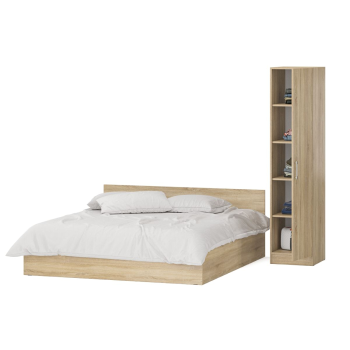 Спальные гарнитуры, Кровать двуспальная 1800 с пеналом Стандарт