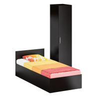 Спальные гарнитуры, Кровать односпальная 900 с пеналом Стандарт