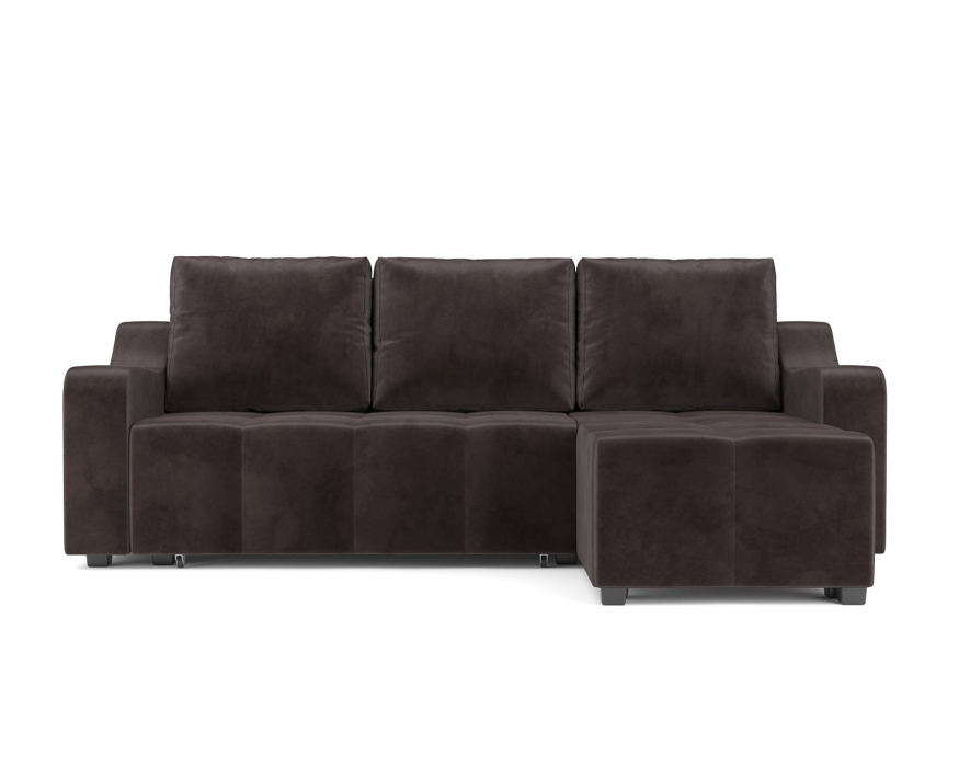 Диваны угловые в гостиную, Диван угловой Берн (Бархат)