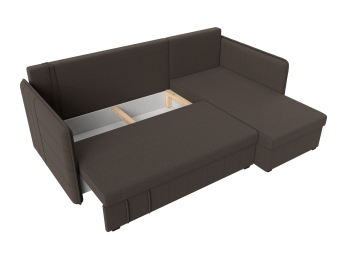 Диван угловой Слим универсальный угол, рогожка Амур