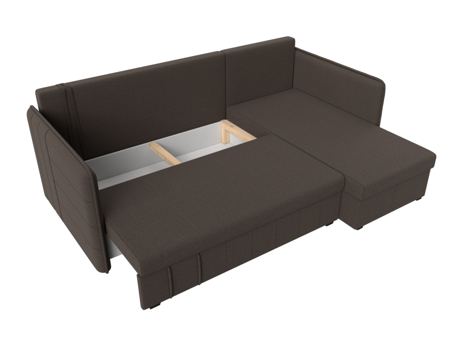 Диваны угловые в гостиную, Диван угловой Слим универсальный угол, рогожка Амур