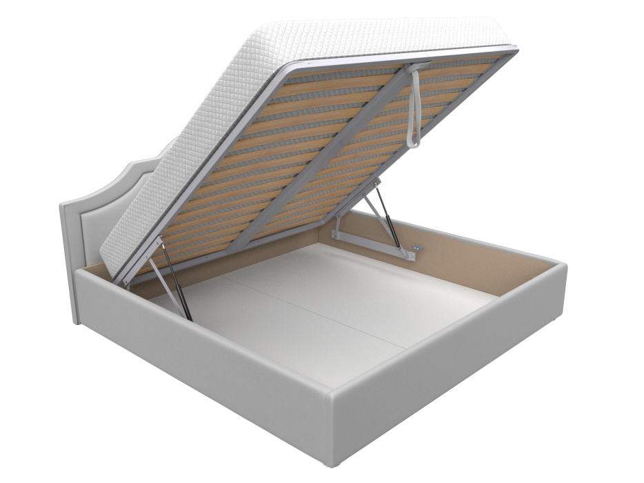 Мягкая кровать, Кровать интерьерная Афина 200, экокожа