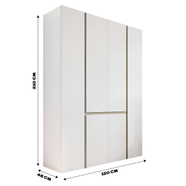 Шкаф распашной Сура 2 - 1200