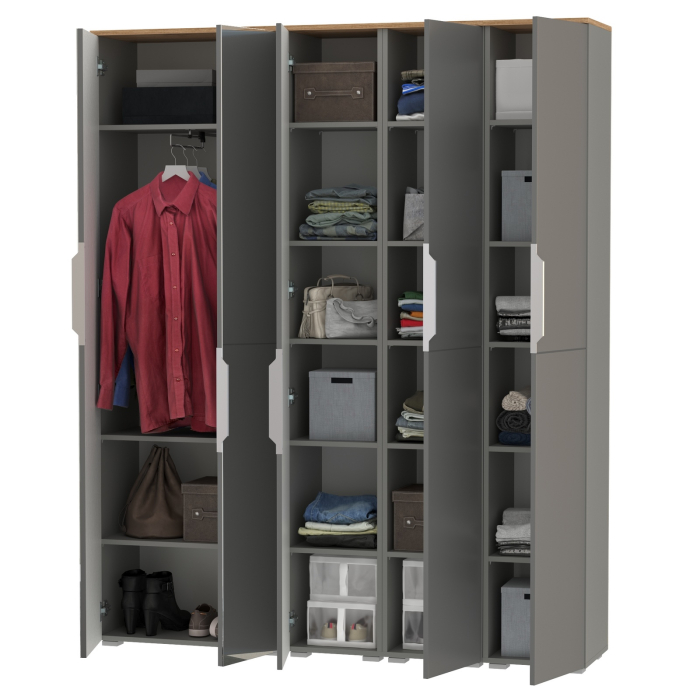 Прихожие, Набор шкафов для компактной прихожей Октава № 2