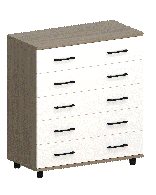 Комоды, Модульная система Грейс Комод КМ-5021  Ясень Асахи