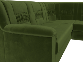 Угловой диван Карелия правый, микровельвет