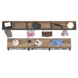 Обувницы и вешалка для одежды - комплект из трёх штук Трувор