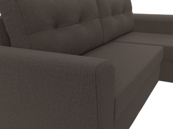 Угловой диван Амстердам Лайт правый угол, рогожка