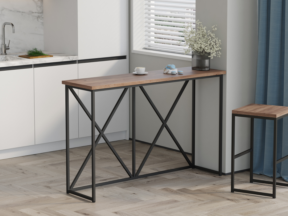 Журнальные столики, Консоль Айсберг Лофт 01 Черный