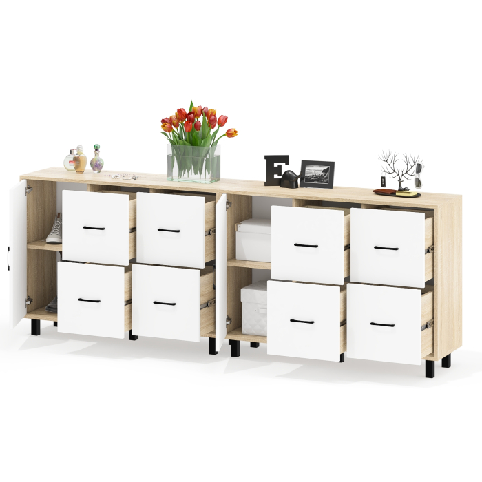 ТВ-тумбы, Два комода РВК 125-1204 с дверкой и 4-мя ящиками