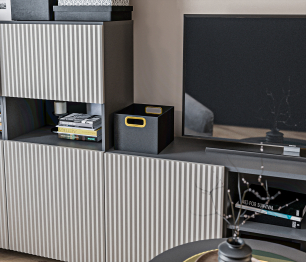 Гостиная (стенка) Тренд Диамант серый / МДФ Джаз светло-серый, МДФ Modern Светло-серый