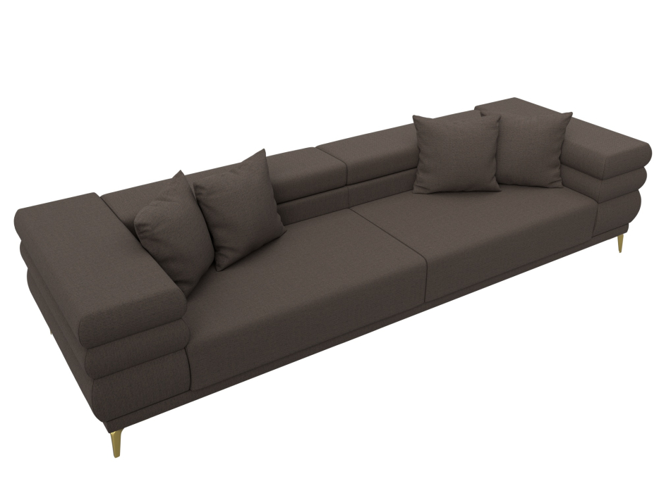 Диваны прямые со спальным местом, Диван прямой Лига-021, рогожка Амур