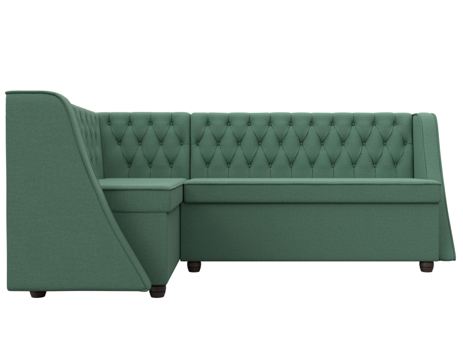 Кухонные уголки, Диван кухонный угловой Лофт левый угол, рогожка Амур