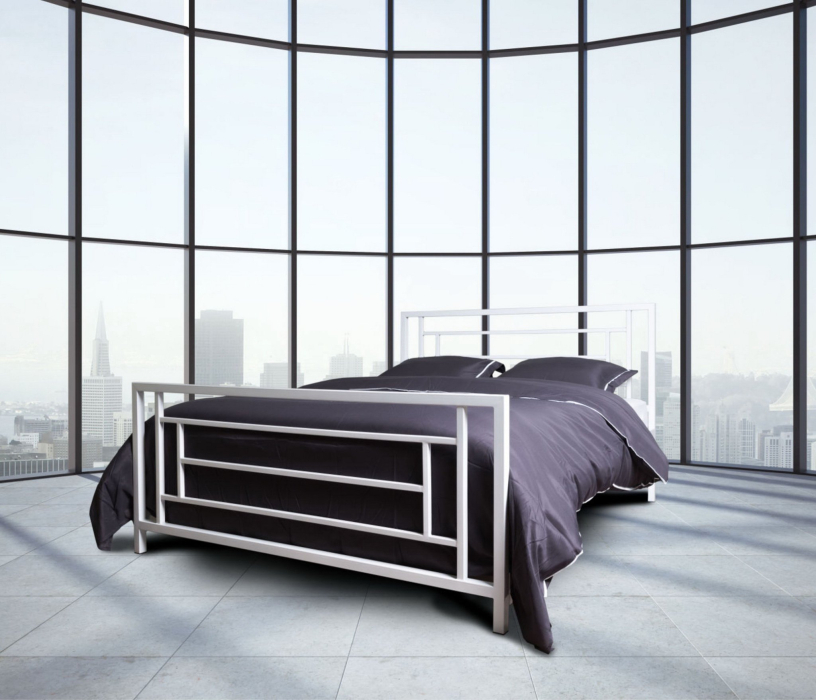 Кровати 160 см, Кровать в стиле лофт Орландо 1.6