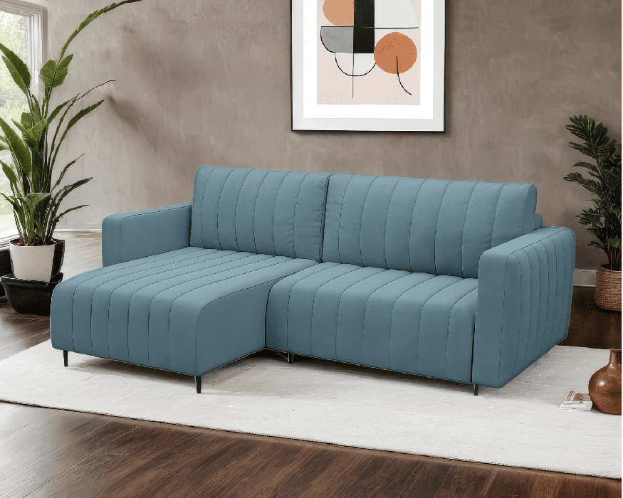 Диваны угловые в гостиную, Диван угловой Флорент (Велюр)