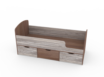 Кровать Малыш Мини, Бодего Темный