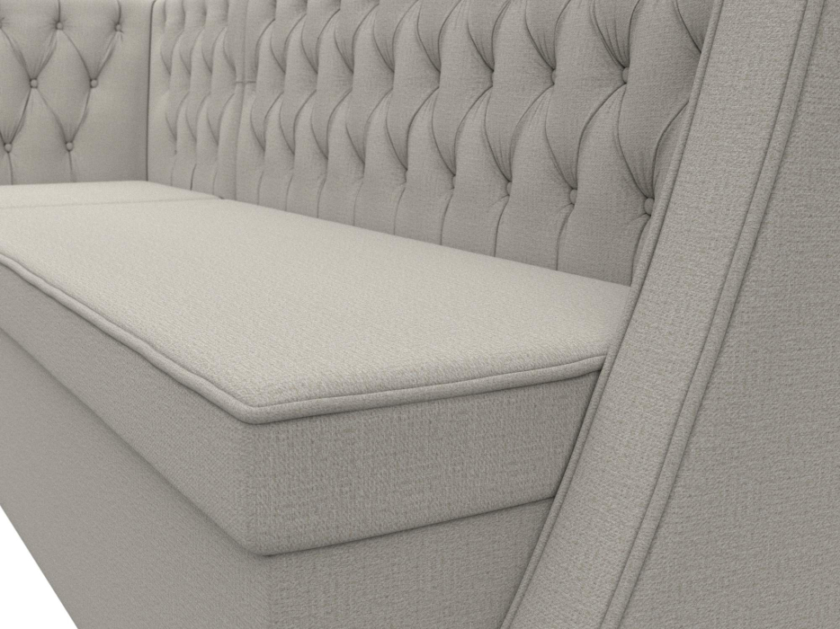 Кухонные уголки, Диван кухонный угловой Лофт левый угол, рогожка Амур