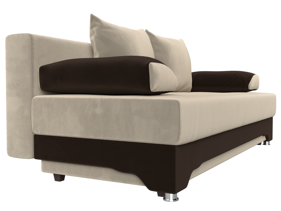 Диваны еврокнижки, Диван прямой Ник-2, микровельвет