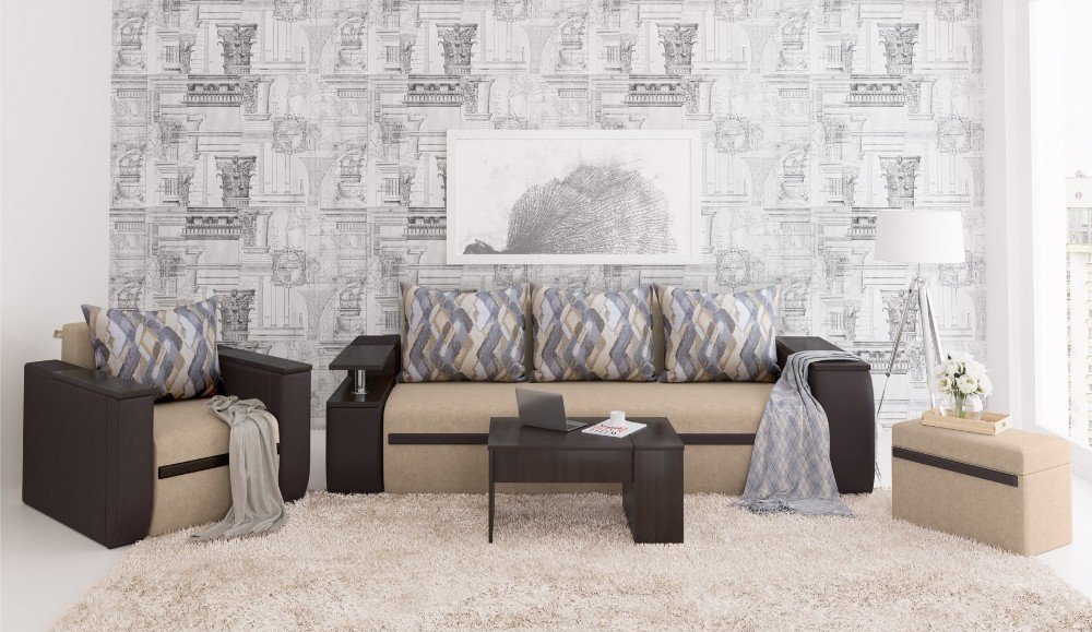 Диваны, Диван Атика New Nice (pebble)